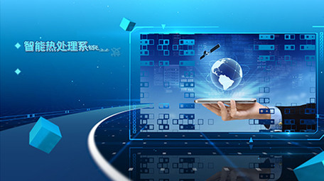 科技风蓝色图文展示AE模板