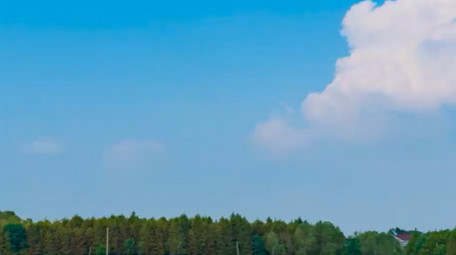 <strong>乡村</strong>稻田蓝天白云延时实拍