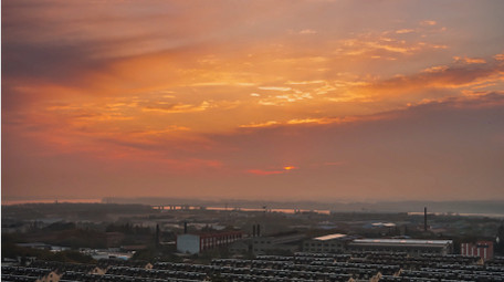 日出日落晨曦太阳升起8K延时摄影