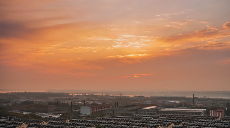 日出日落晨曦太阳升起8K延时摄影