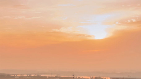 日出日落晨曦太阳升起8K延时摄影