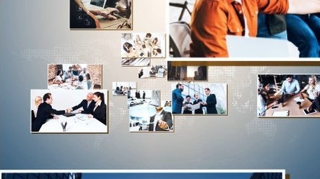 震撼大气企业多图文宣传ae模板