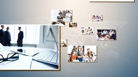 震撼大气企业多图文宣传ae模板