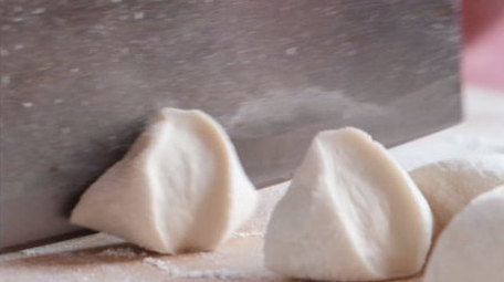 餐饮美食居家做饭包饺子实拍