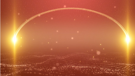 红色党政文字标题片头PR模板