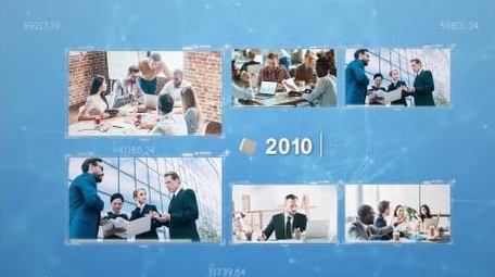 企业明亮多图文展示AE模板