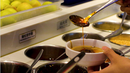 海底捞火锅美食餐饮调味小料实拍4K