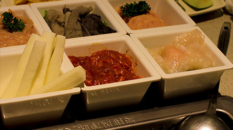 海底捞火锅美食餐饮调味小料实拍4K