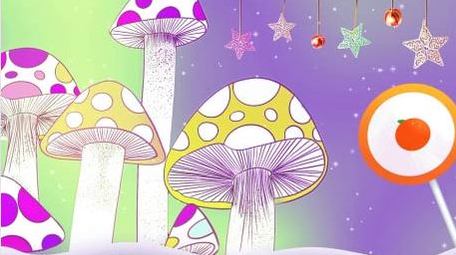 卡通梦幻糖果背景视频