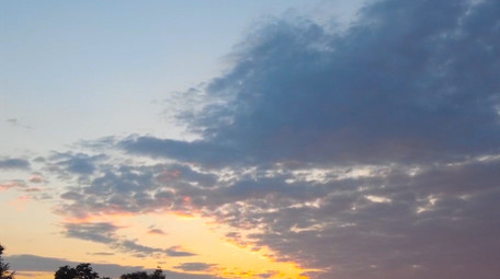 北方乡村夕阳西下日落景象4k延时拍摄视频