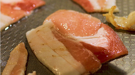 餐饮美食滋滋烤肉食物肉类青菜美味特写4K
