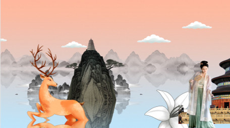 国潮宫廷风华服AE图文模板