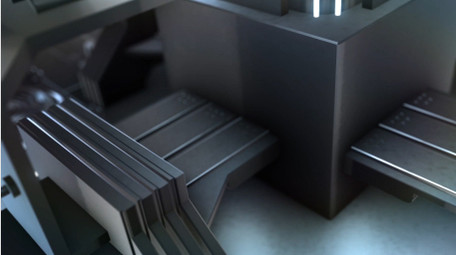 3D网络技术核心动画模型科技片头AE模板