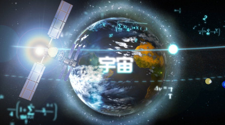 行星地球微观世界时间旅行科技片头AE模板