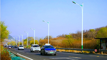 公路交通车流延时摄影