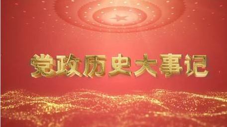 党政历史大事记图文展示AE模板
