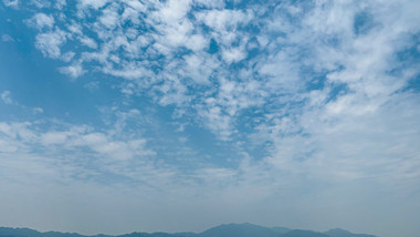 延时天空蓝天白云云景变化4k实拍