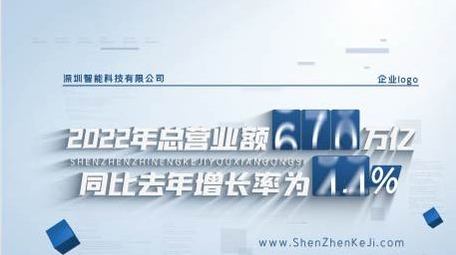 简洁企业文字数据标题展示AE模板