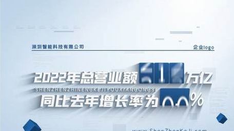 简洁企业文字数据标题展示AE模板