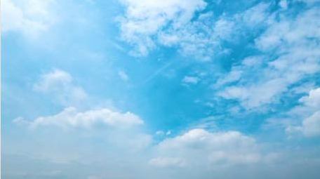 唯美自然天空蓝天白云4k实拍延时