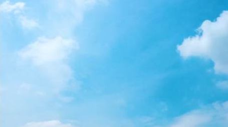 唯美自然天空蓝天白云4k实拍延时