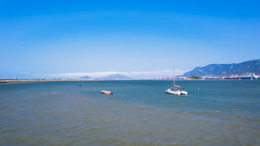 自然海洋夏季海边风景大海海洋海水4K航拍