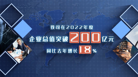 蓝色粒子商务科技图文数据AE模板