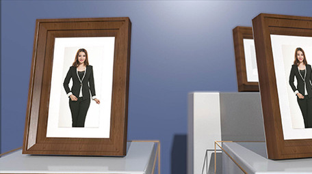 超写实相框商务介绍AE模板