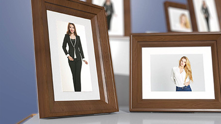 超写实相框商务介绍AE模板