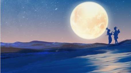 七夕一见倾心唯美浪漫背景视频