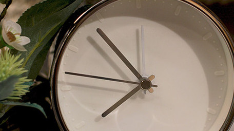 闹钟时钟钟表指针转动特写细节实拍4K