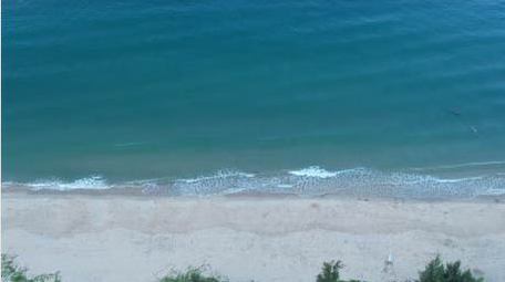 自然风光航拍海洋风光夏天阳光沙滩