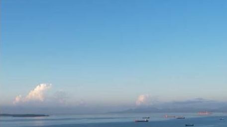 自然风光航拍海洋风光夏天阳光沙滩