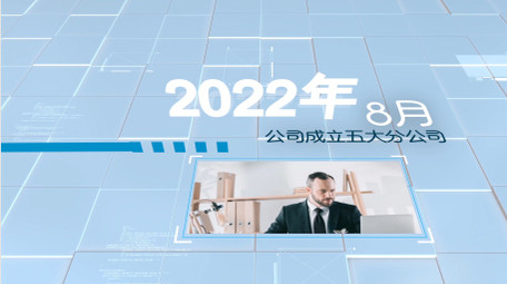 企业风白色商务图文AE模板