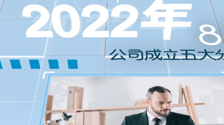 企业风白色商务图文AE模板