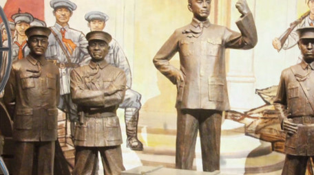 复古党的历史片头图文AE模板