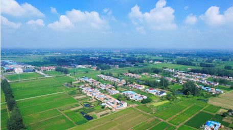 自然风景<strong>乡村</strong>风景农田房屋4K