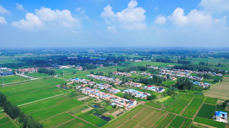 自然风景<strong>乡村</strong>风景农田房屋4K