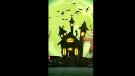 奇幻万圣节片头短视频AE模板