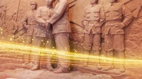 震撼大气红色立体图文展示模板