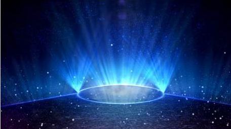 大气科技粒子商务发布会背景视频