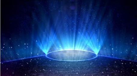 大气科技粒子商务发布会背景视频