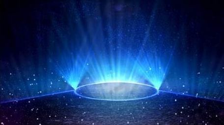 大气科技粒子商务发布会背景视频