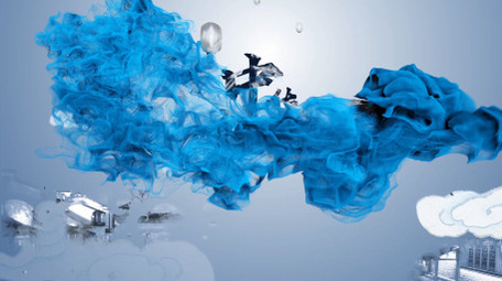 大气的水墨片头穿梭ae模板