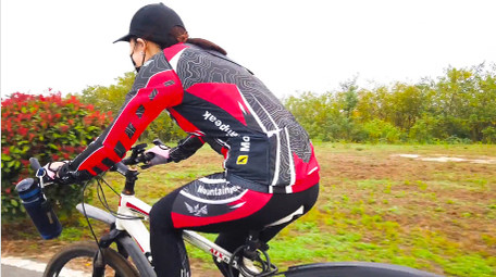 健身运动骑行运动高清实拍