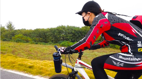 健身运动骑行运动高清实拍