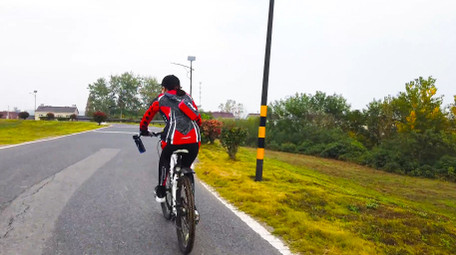 健身运动骑行运动高清实拍
