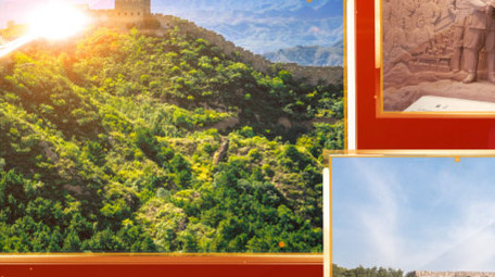 红色党政多图文展示AE模板