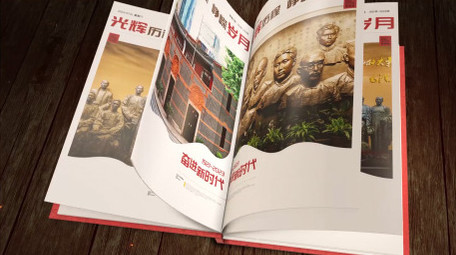 大气党政三维复古图文展示AE模板