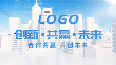 三维空间<strong>商务图文</strong>展示AE模板